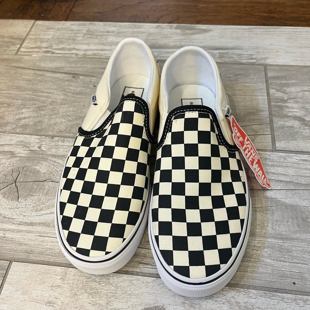 Vans Checkered Slip Ons